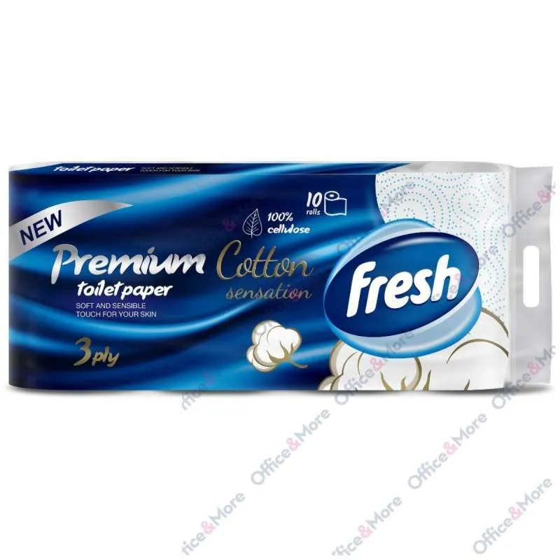 FRESH T.PAPIR PREMIUM COTTON 10/1  3SL - kod100156 