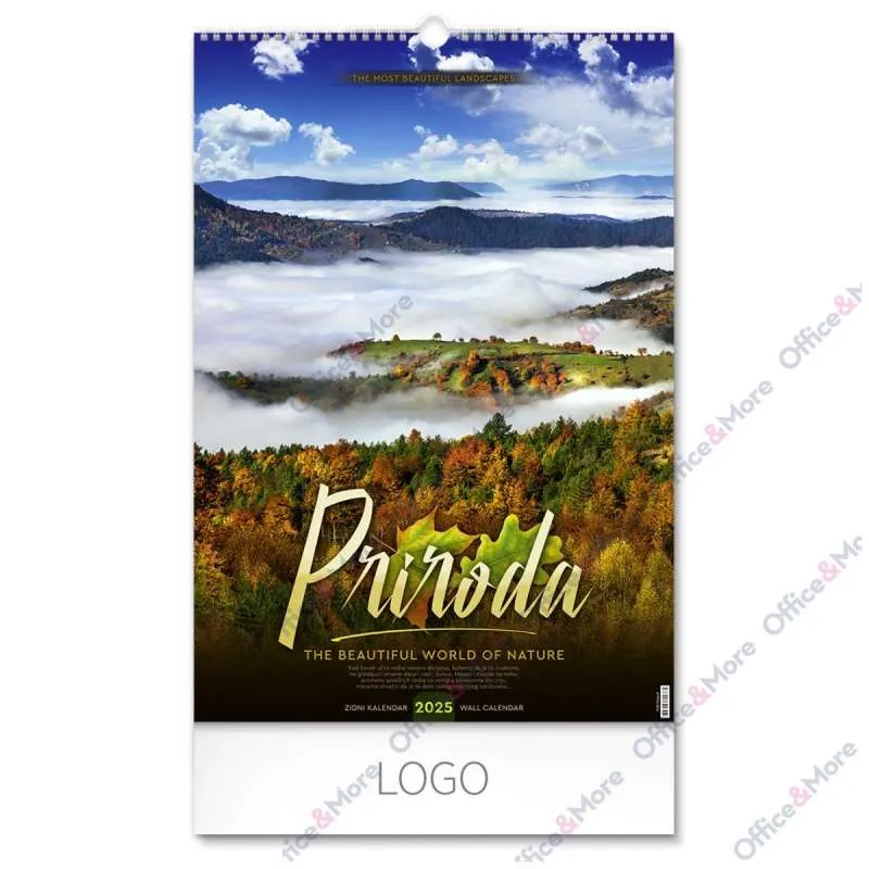 KALENDAR 70.001 ZIDNI PRIRODA 