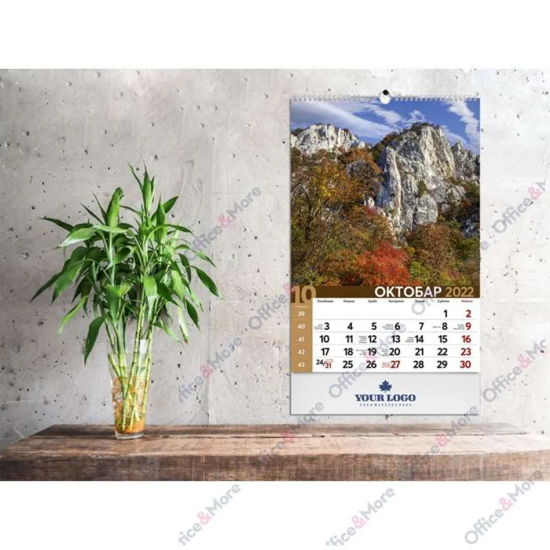 KALENDAR 70.004 ZIDNI PRIRODA 