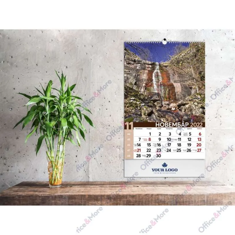 KALENDAR 70.004 ZIDNI PRIRODA 
