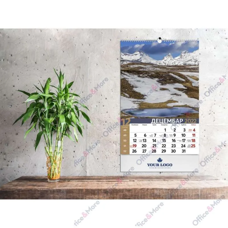 KALENDAR 70.004 ZIDNI PRIRODA 