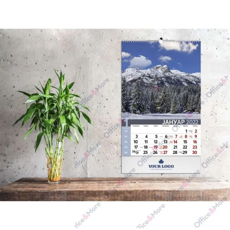 KALENDAR 70.004 ZIDNI PRIRODA 