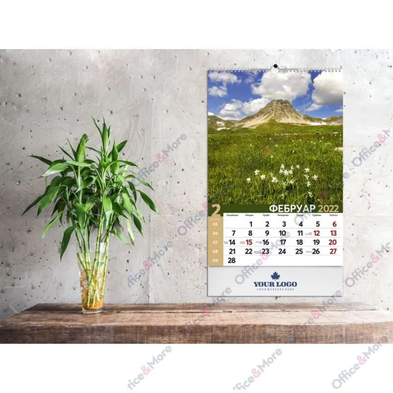 KALENDAR 70.004 ZIDNI PRIRODA 