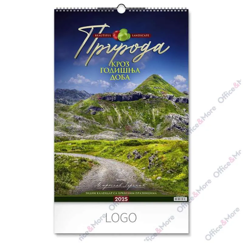 KALENDAR 70.004 ZIDNI PRIRODA 
