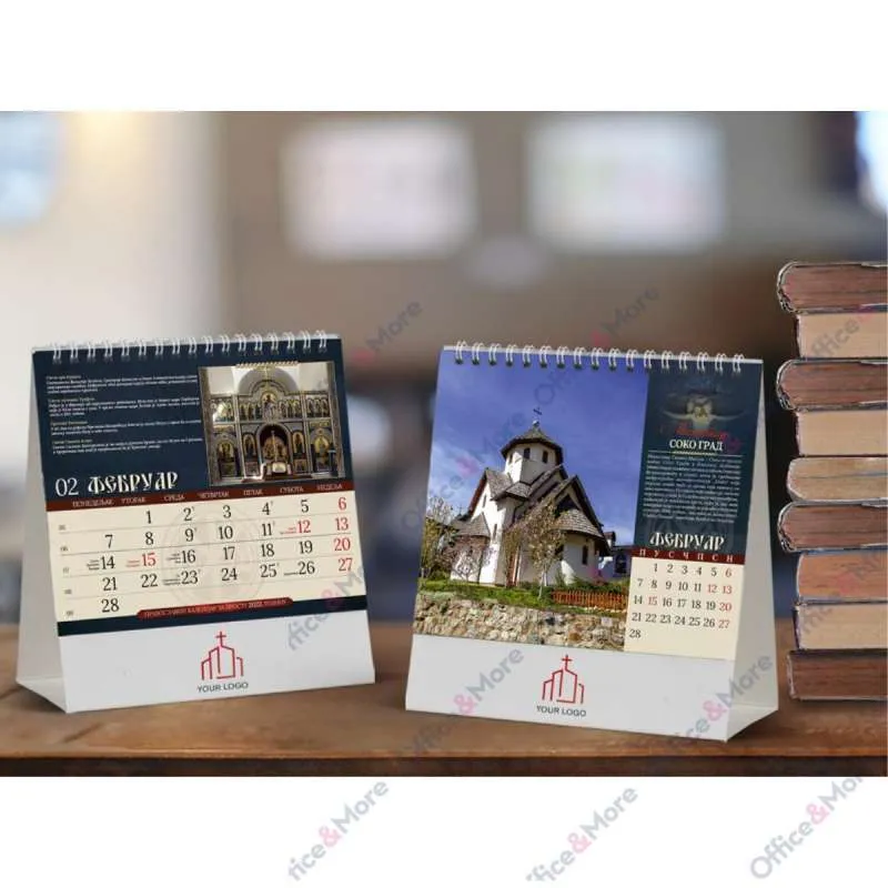 KALENDAR 70.013 STONI PRAVOSLAVNI MANASTIRI 