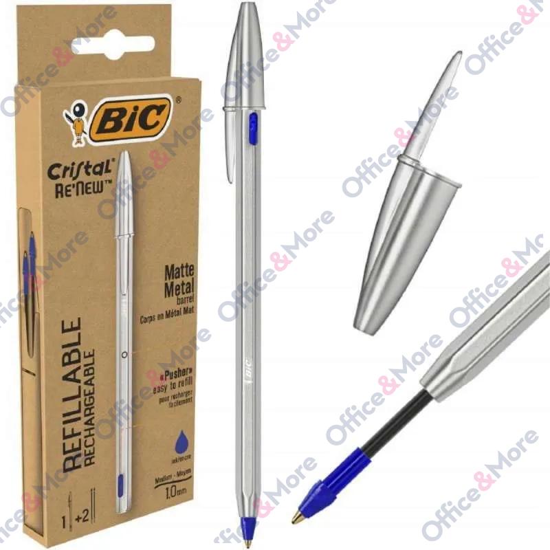 BIC HEMIJSKA OLOVKA Cristal Renew , METALNA,PLAVA, 