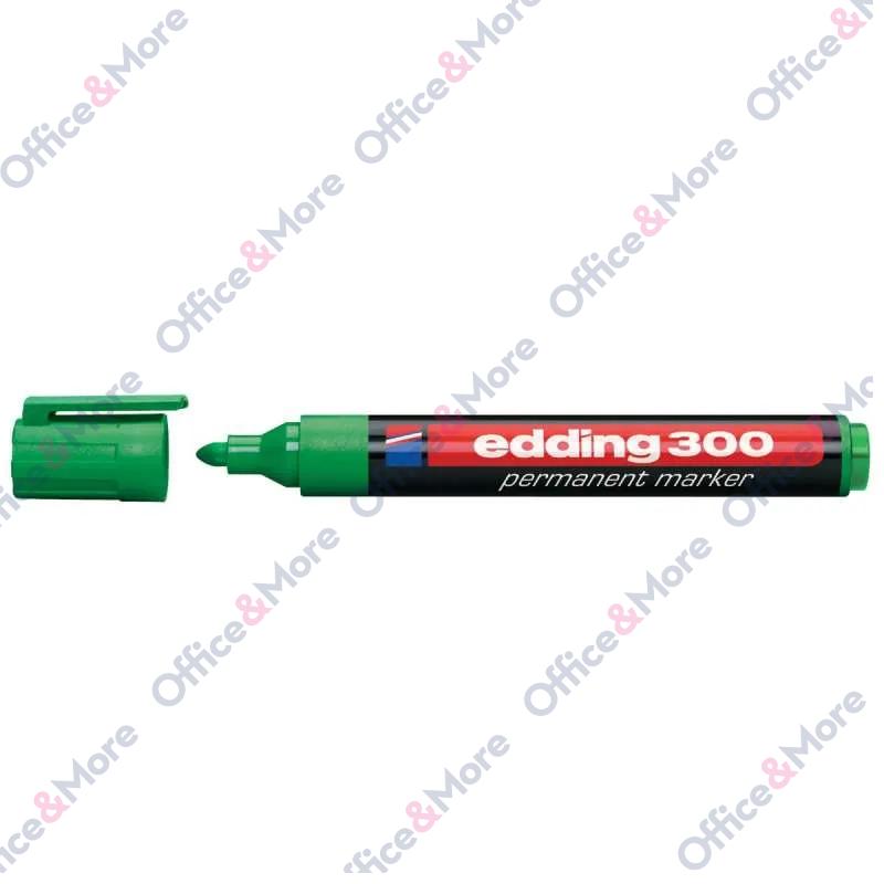 EDDING MARKER PERM. 300 1,5-3MM ZELENI OBLI 