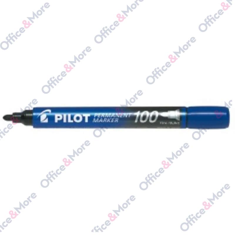 PILOT MARKER PERMANENTNI OBLI PLAVI 100 351111 
