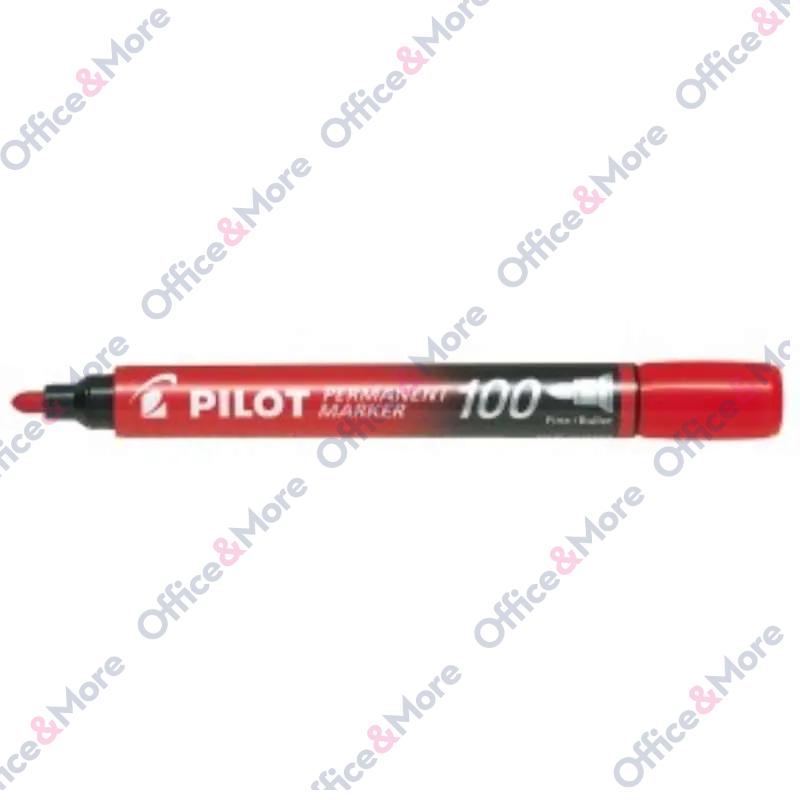 PILOT MARKER PERMANENTNI OBLI CRVENI 100 351110 