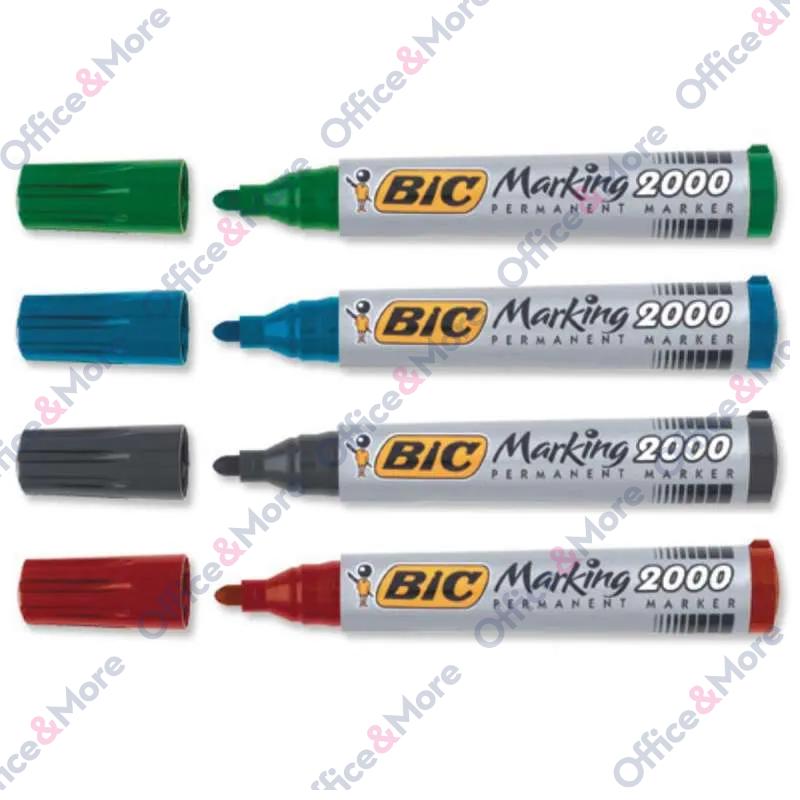 BIC MARKER PERM.OBLI PLAVI 2000 