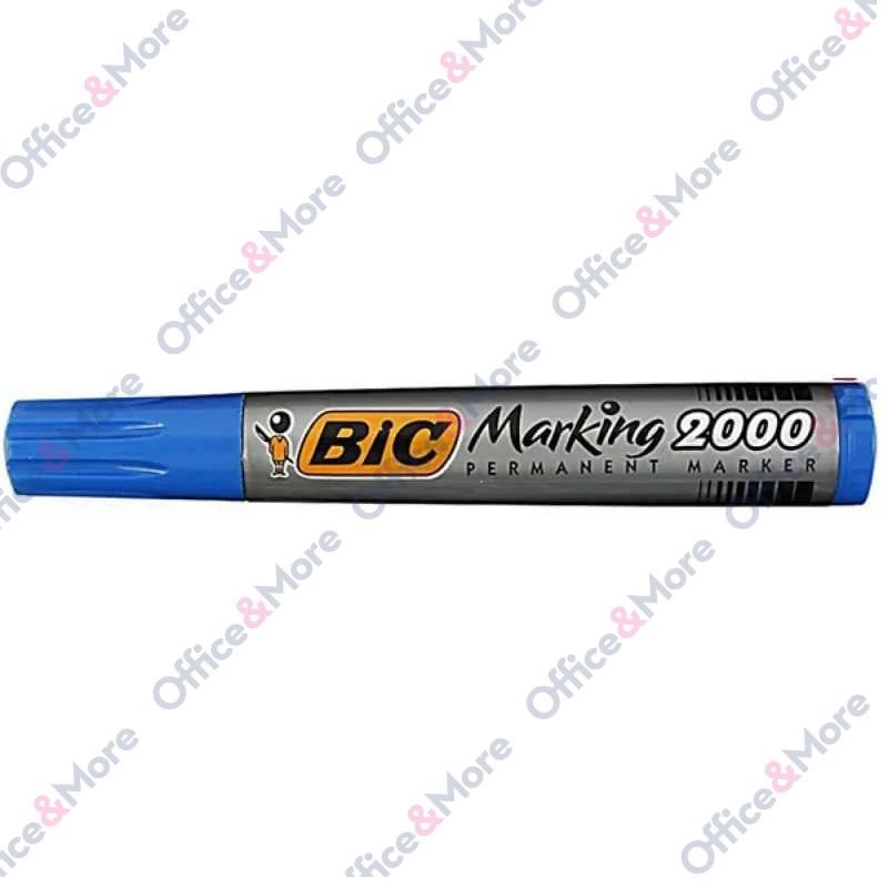 BIC MARKER PERM.OBLI PLAVI 2000 