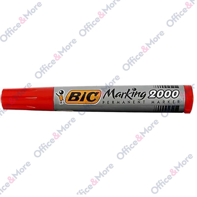 BIC MARKER PERM.OBLI CRVENI 2000 