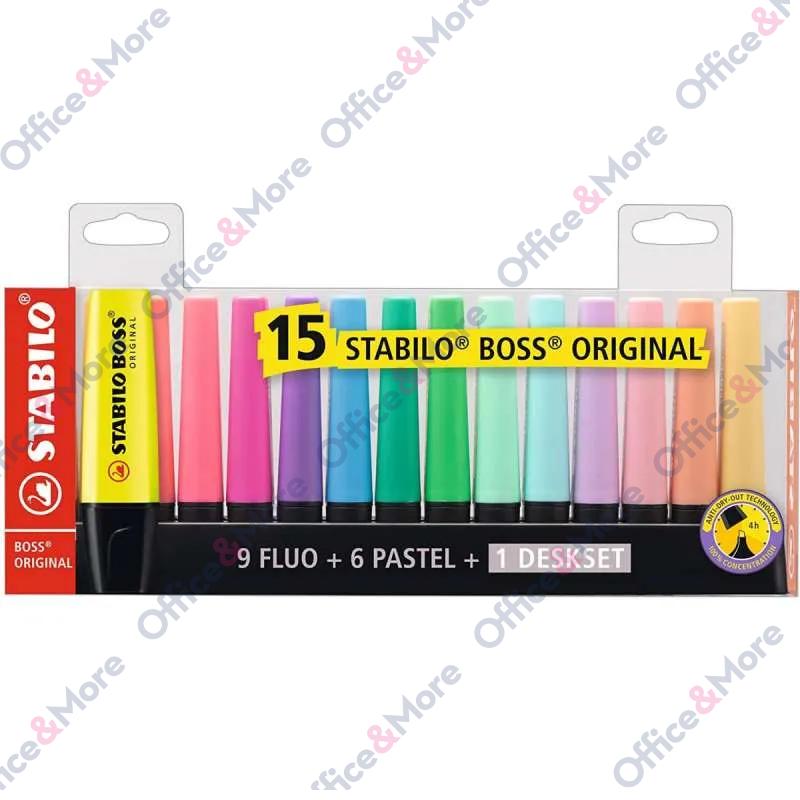 STABILO MARKER TEKST  BOSS  MIX 1/15 7015-01-5 