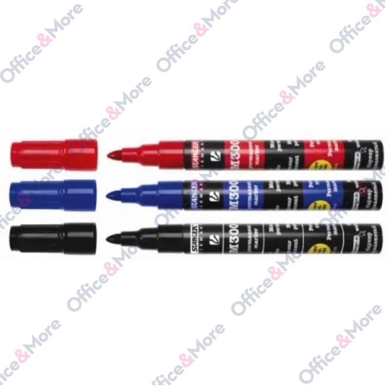 STANGER MARKER PERMANENT 1-3MM OBLI MIX 3 BOJ M300 