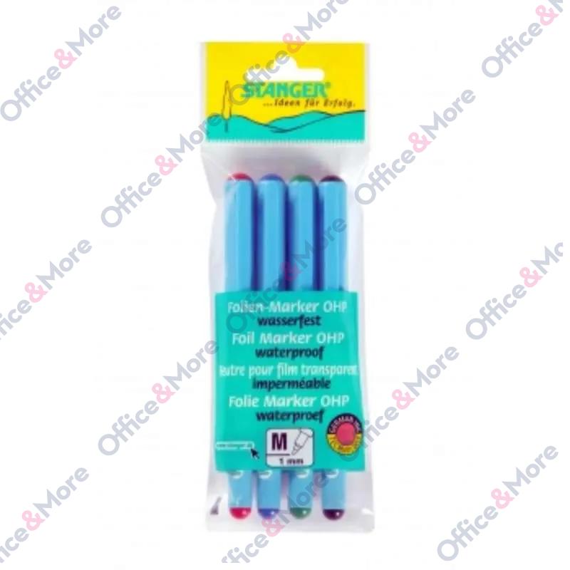 STANGER OHP MARKER M 1,0 MIX 4BOJE 710024 