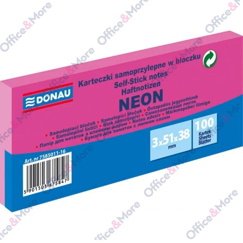 DONAU SLP LISTIĆI ZA PORUKE 38X51 NEON ROZ 3X100L 