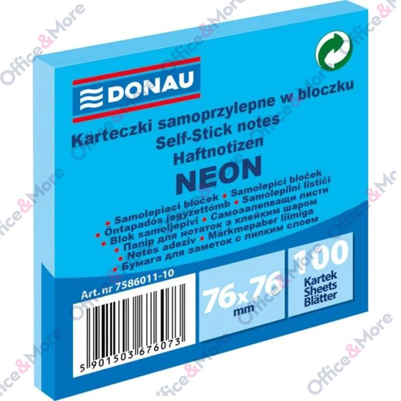 DONAU SLP LISTIĆI ZA PORUKE 76X76 NEON PLAVA 100L 