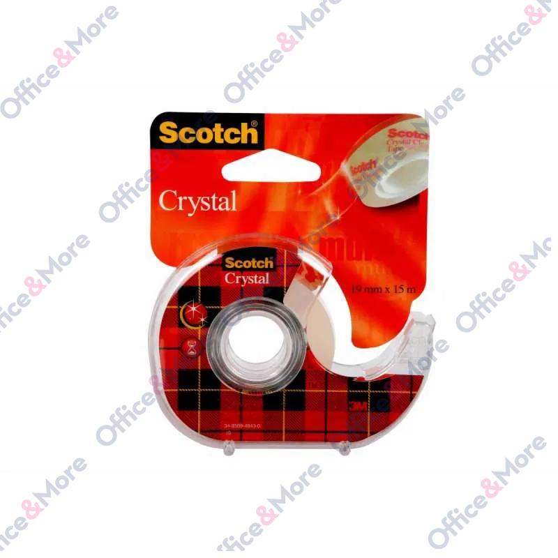 SCOTCH LEPLJIVA TRAKA  CRYSTAL STALAK19MMX7,5M 600 