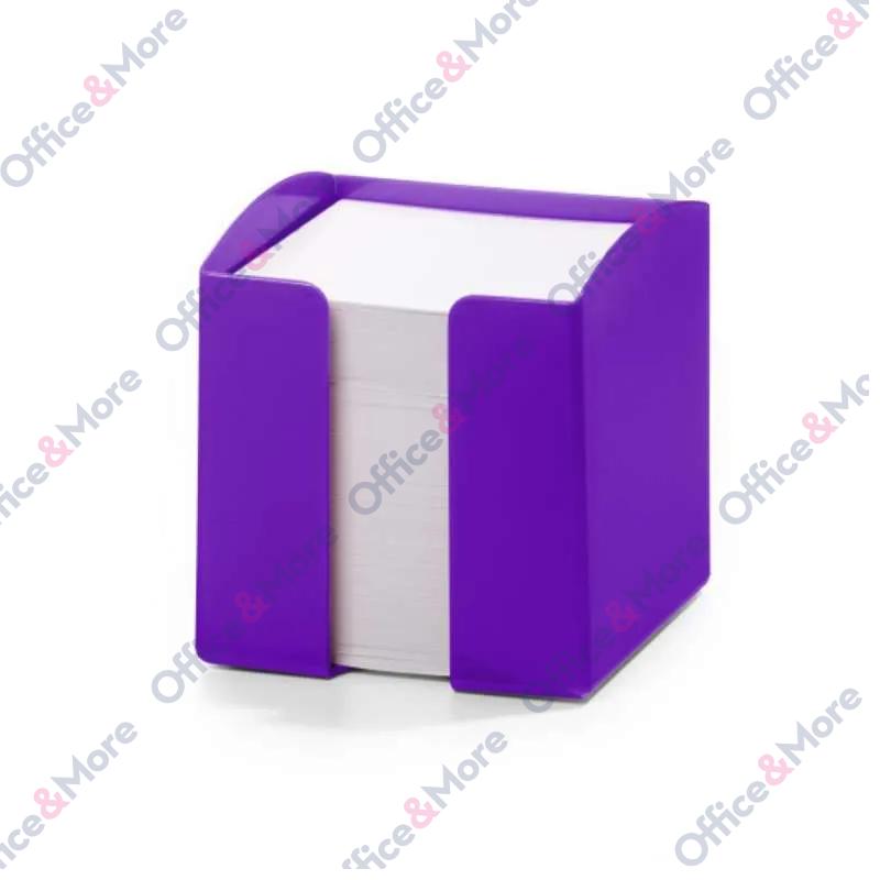 DURABLE BLOK KOCKA LILA PVC POSTOLJE 10 CM X 10CM 