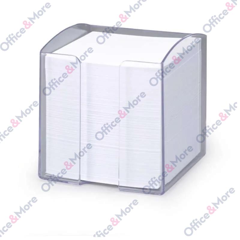 DURABLE BLOK KOCKA TRANSP PVC POSTOLJE 10CM X 10CM 