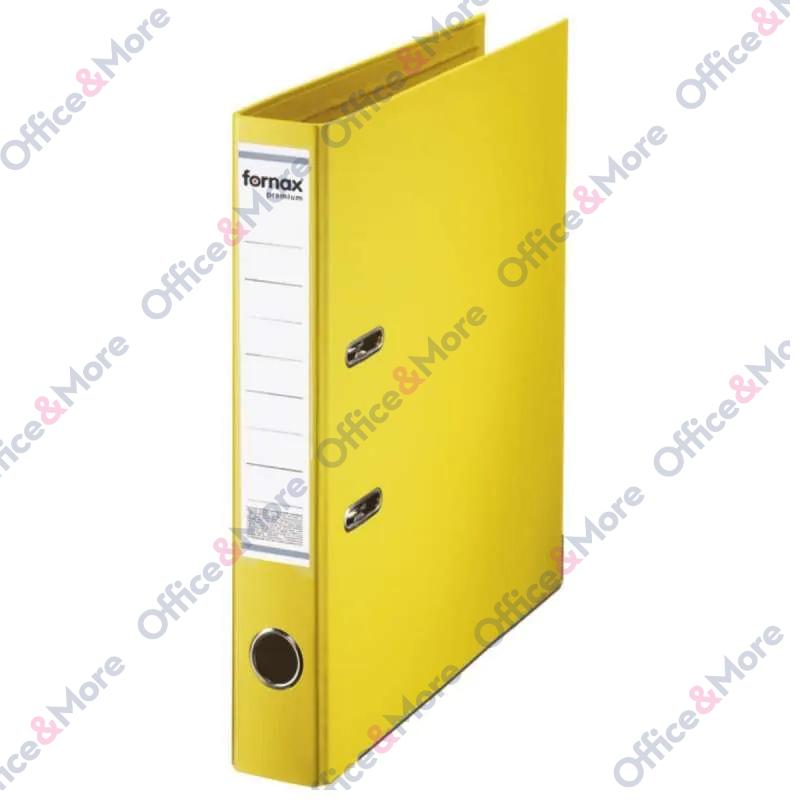 FORNAX REGISTRATOR PREMIUM A4 5CM ŽUTA PP 