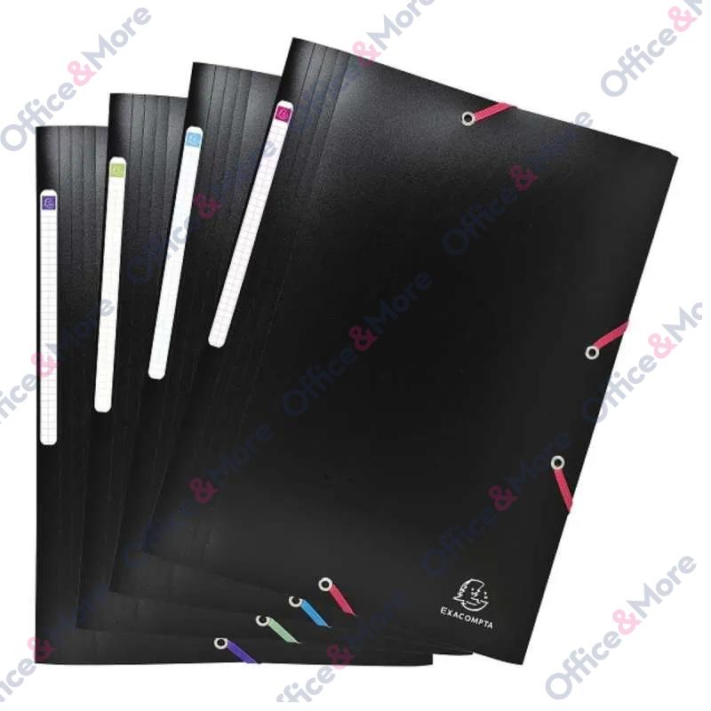 EXACOMPTA FASCIKLA PP SA GUM BLACK OFFICE 