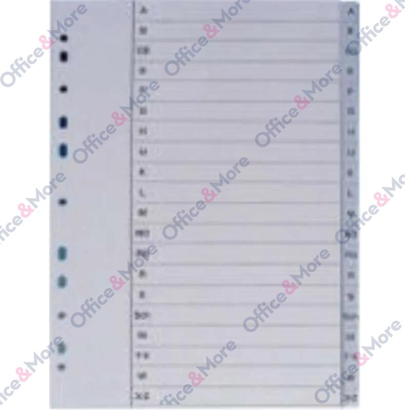 NOKI INDEX PVC A4 5 CIFARA 04PK2003 