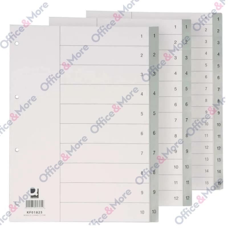 Q-CONNECT INDEX PVC 1-10 SIVI 