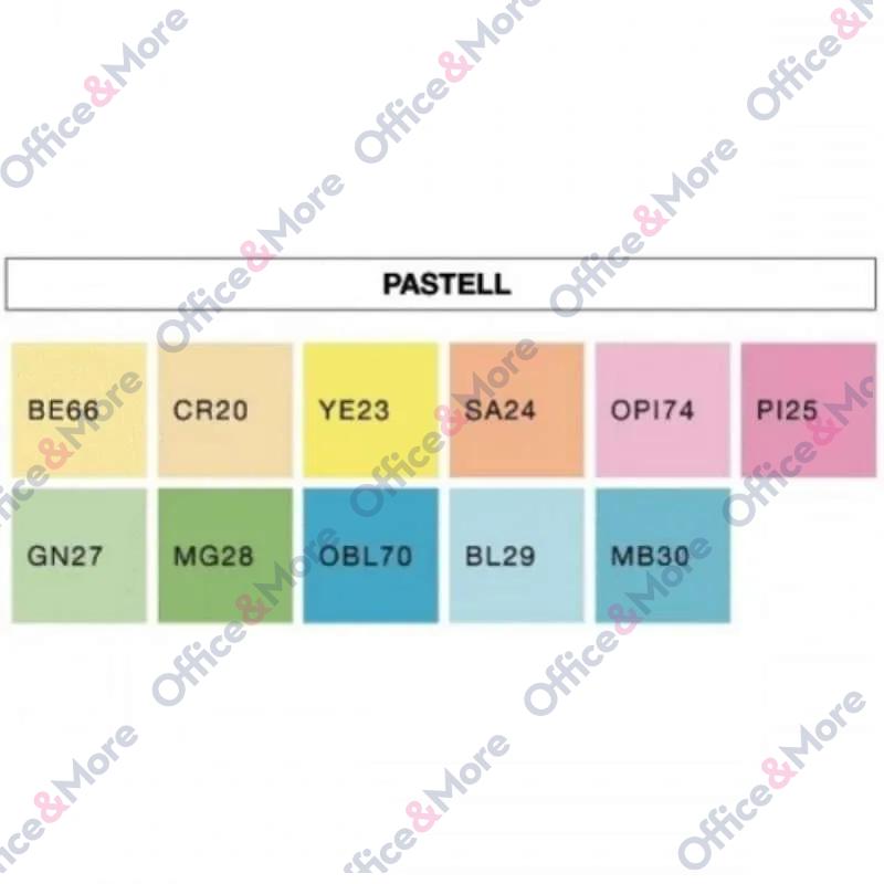 PAPERLINE PAPIR 80G PASTEL MIX 1/250 (5X50) 