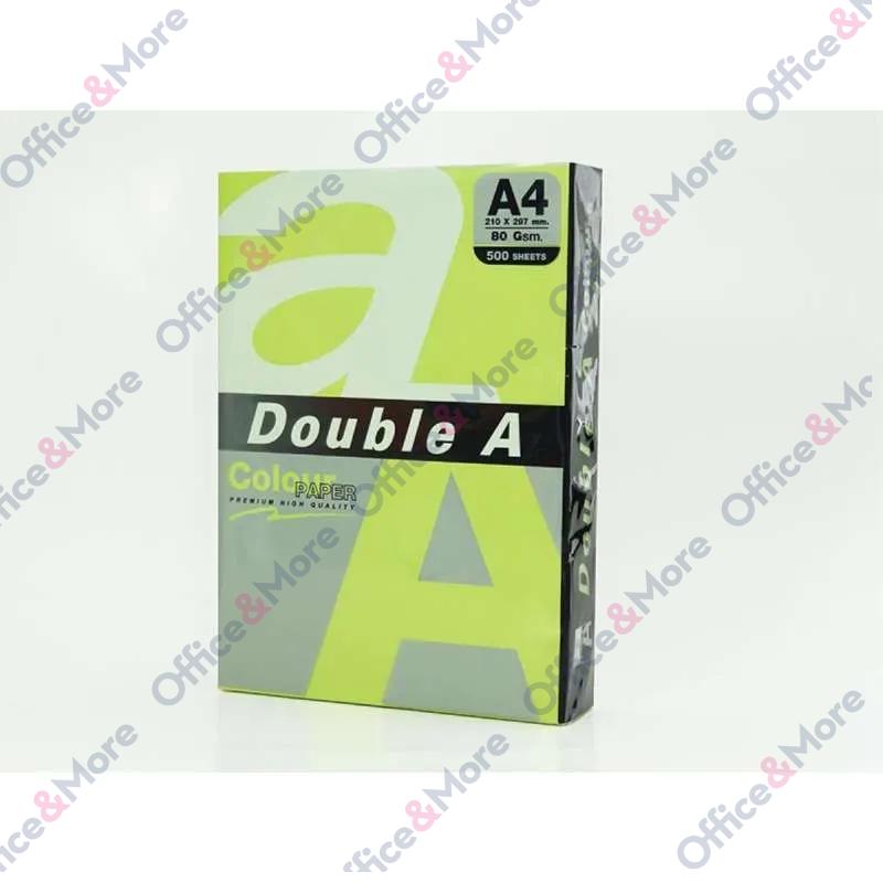 DOUBLE A FTK A4 80G 100L NEON ZELENA (GREEN) 
