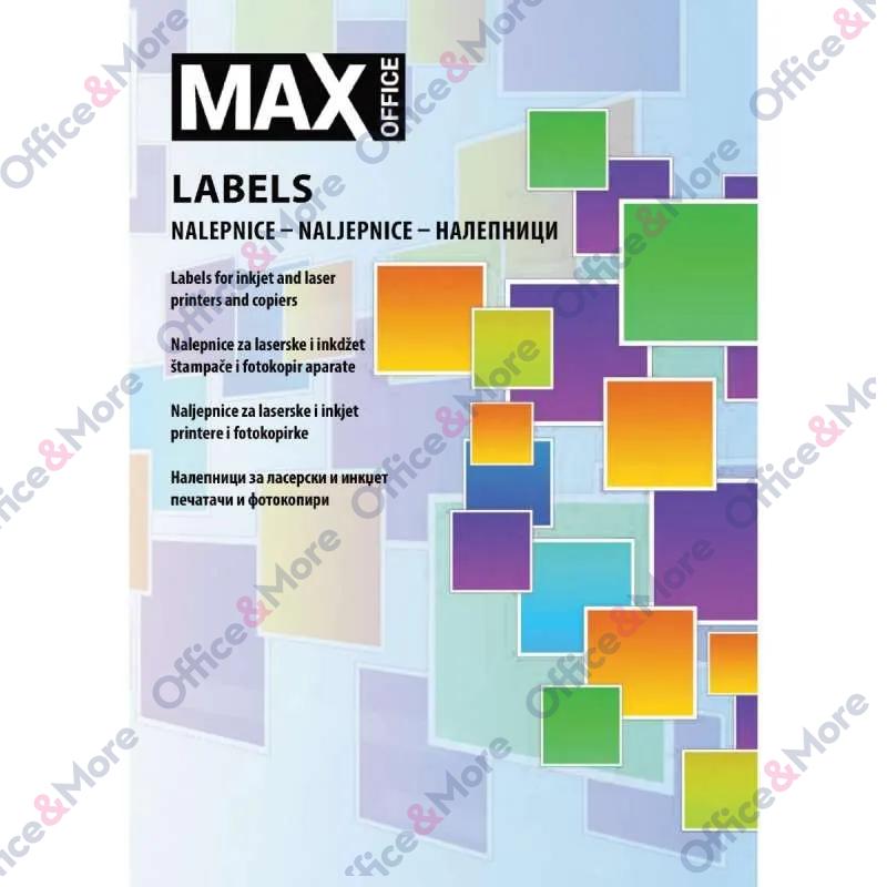 MAX OFFICE SLP ETIK 105/148,5 PAK.100 (4 na listu) 