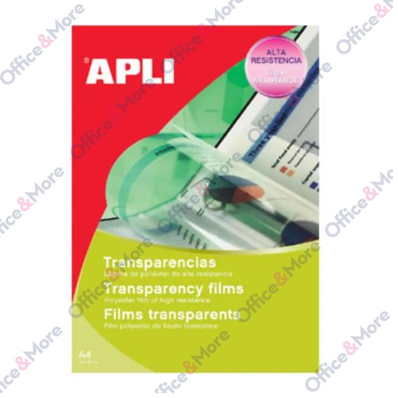 APLI FOLIJA ZA GRAFOSKOP LASER A4 100L 