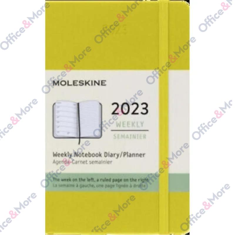 MOLESKINE 12M DAILY LG H.YLW HARD 2023 