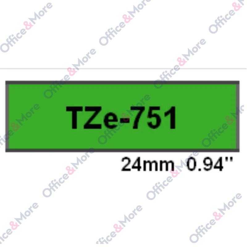 BROTHER TRAKE 24mm CRNO NA ZELENO TZe-751 