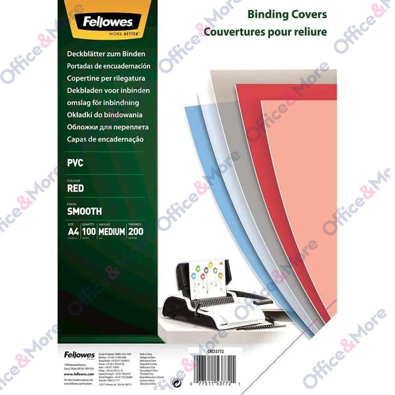 PVC KORICE 200mic CRVENE A4 PAK.100 - 5377201 