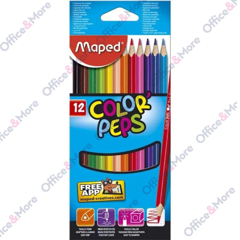 MAPED DRVENE BOJE 1/12 COLOR PEPS 