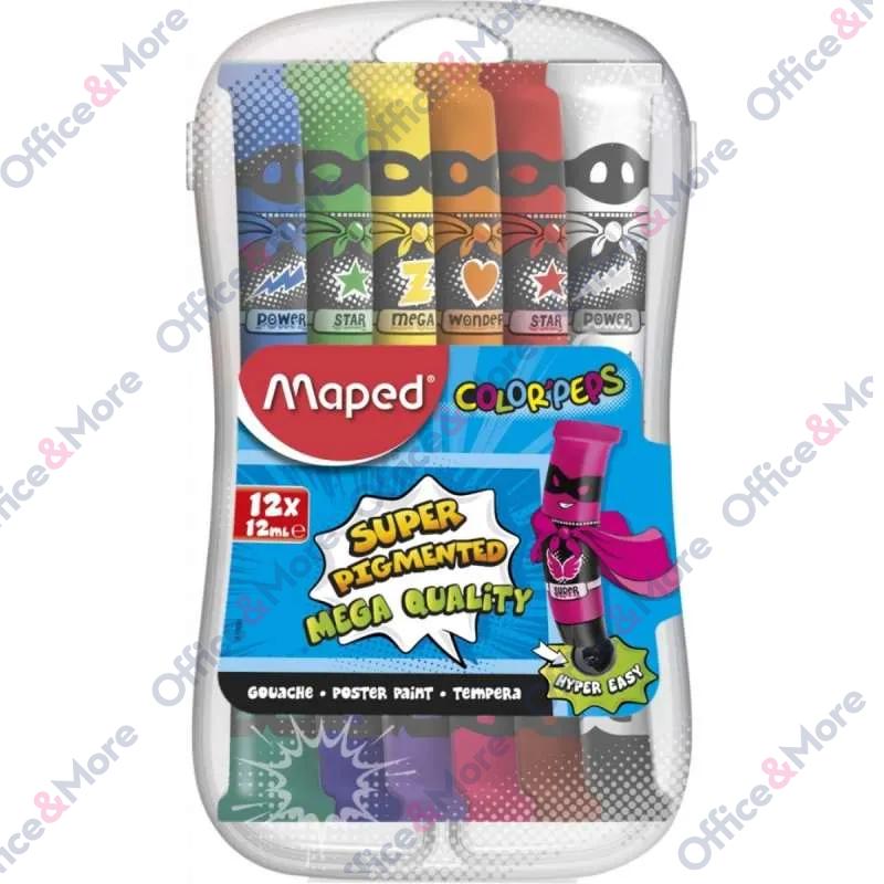 MAPED TEMPERE COLOR PEPS 12ML 1/12 PVC 810520 