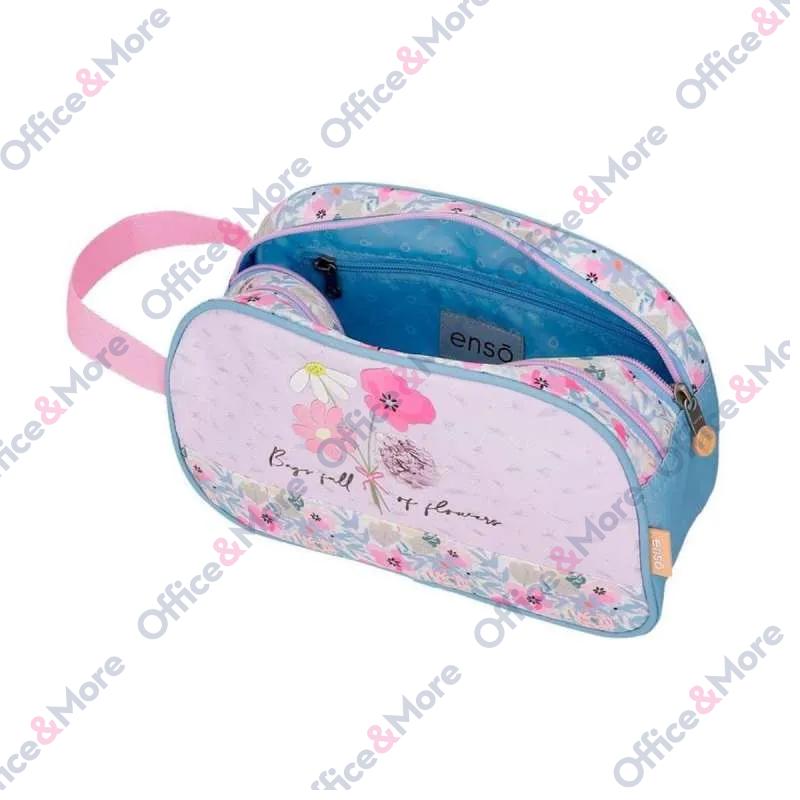 ENSO FULL OF FLOWERS dečiji neseser sa 2 pregrade 