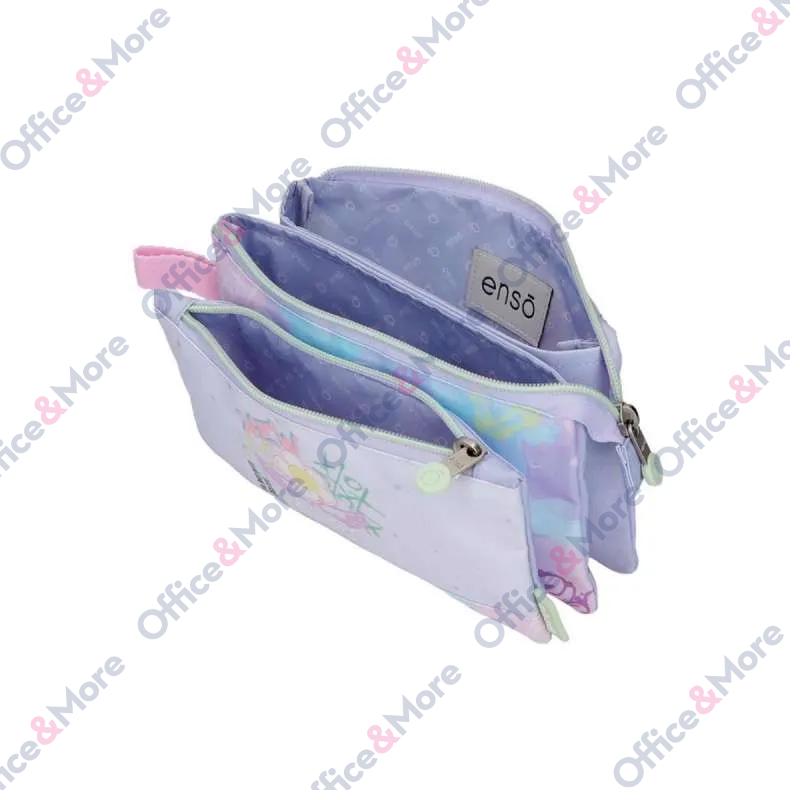 ENSO NEW VIBES prazna pernica sa 3 pregrade 