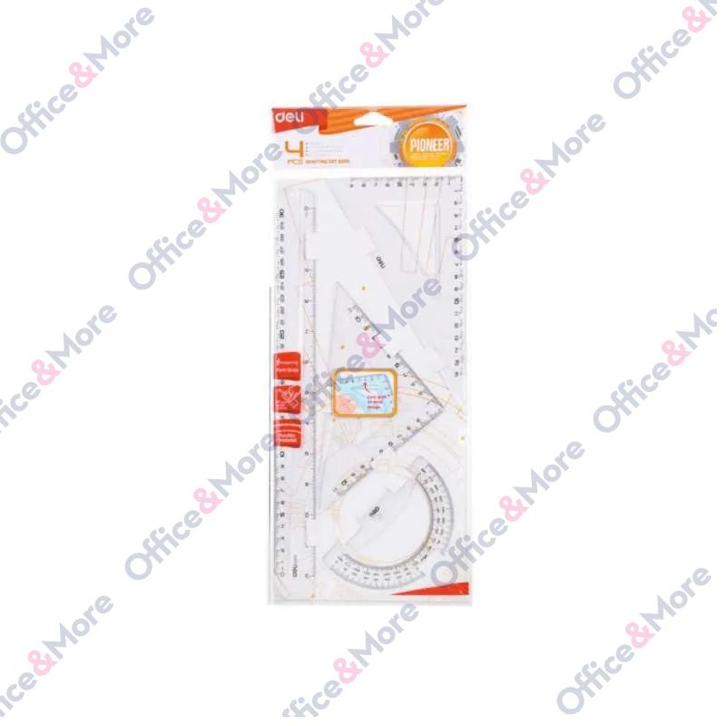 DELI GEOMETRIJSKI SET 1-4 30CM 695188 