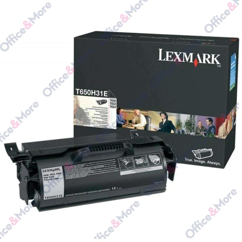 LEXMARK TONER T650H31E BLACK 