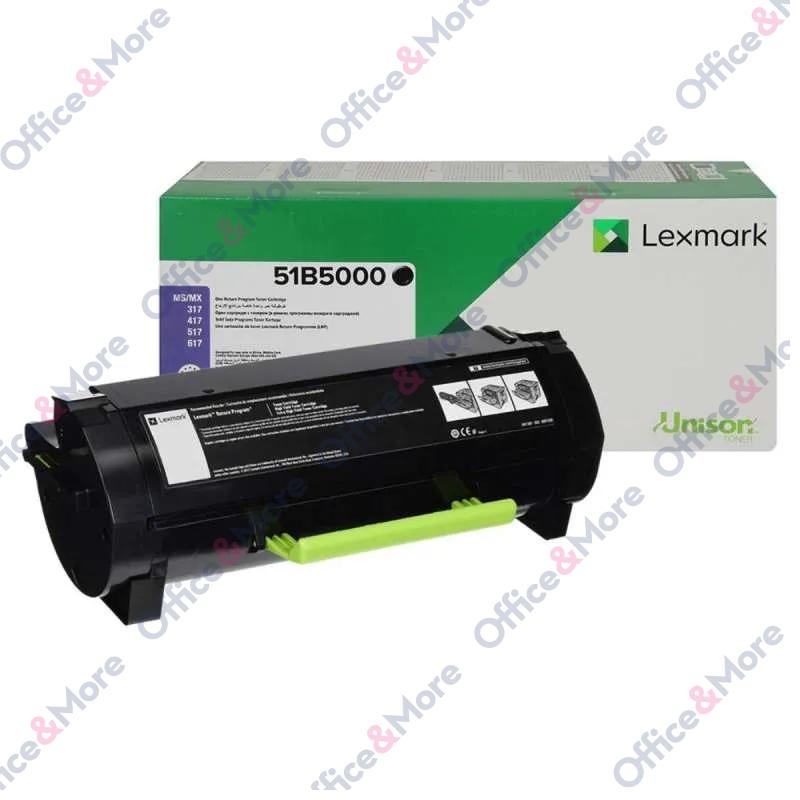 LEXMARK TONER 51B5000 BLACK 