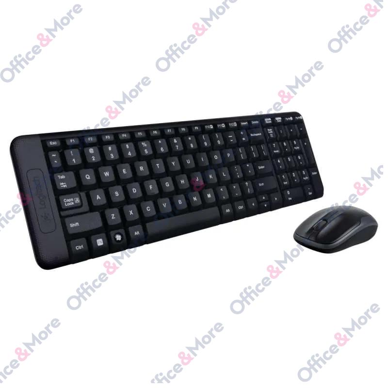 LOGITECH BEŽIČNA TASTATURA I MIŠ MK220 