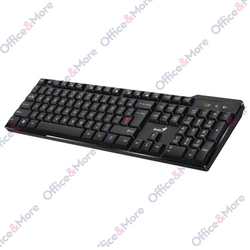 GENIUS KB-7100X Wireless USB US crna tastatur 