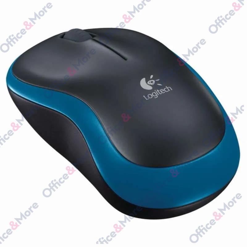 LOGITECH MIŠ BEŽIČNI OPT. M185 PLAVI 