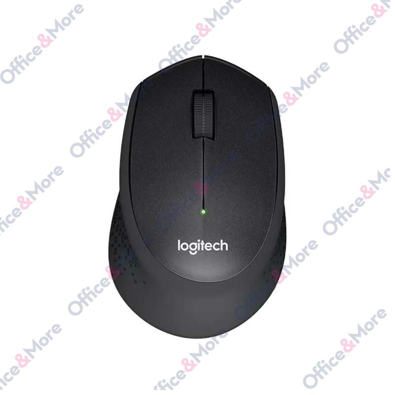 LOGITECH MIŠ BEŽIČNI OPT. M330 SILENT BLACK 