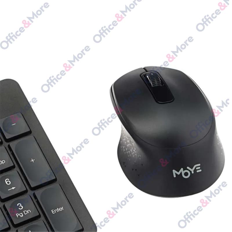 MOYE BEŽIČNA TASTATURA I MIŠ OFFICE MASTER OT-784 