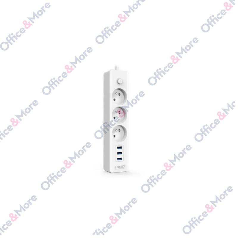 LDNIO PRODUŽNI KABL SE3330 3xPR+3xUSB 1.8m 