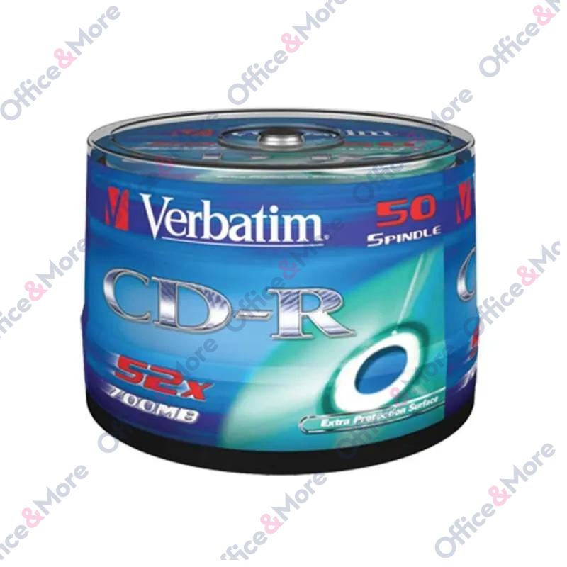 VERBATIM CD-R 50/1 SPINDLE 52X 700MB 