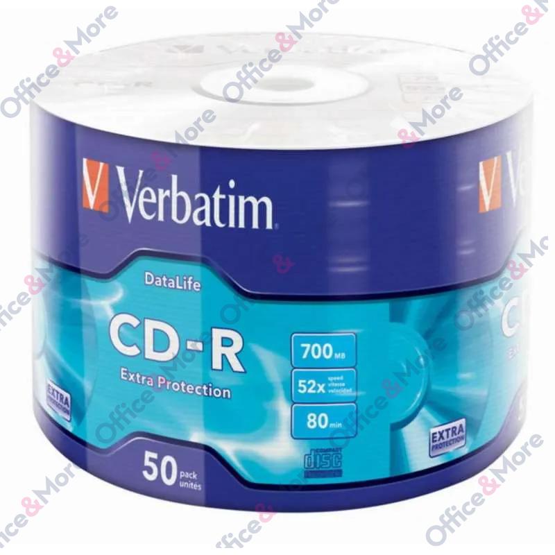 VERBATIM CD-R 50/1 FOLIJA 52X 700MB 